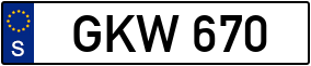 Truck License Plate